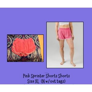ZYIA Pink Sprinter Shorts (XL) N w/out tags